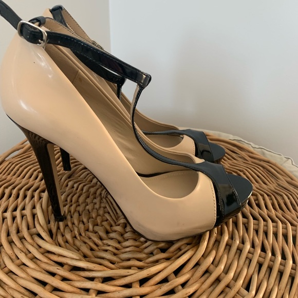 Aldo Patent Leather Peeptoe Platform - Picture 4 of 4